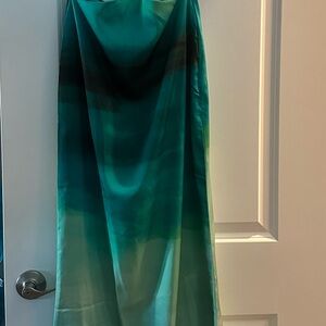 Elegant Green Ombre Dress